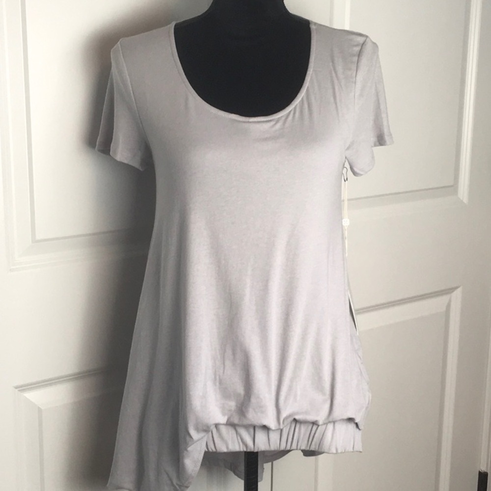 🎉 SALE Caslon Short Sleeve Bubble Hem Top